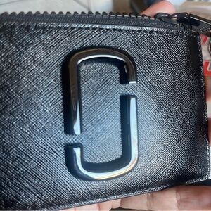Marc Jacobs Black Card Holder with Logo